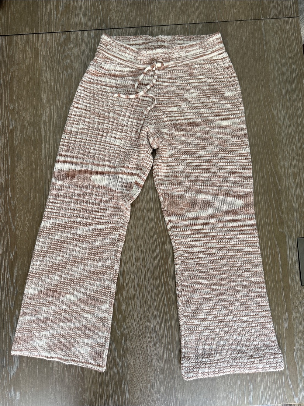 Like new spiritual gangster Knit Lounge Pants - Blush Cream